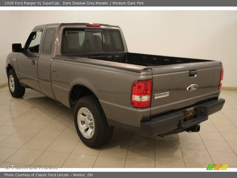 Dark Shadow Grey Metallic / Medium Dark Flint 2006 Ford Ranger XL SuperCab