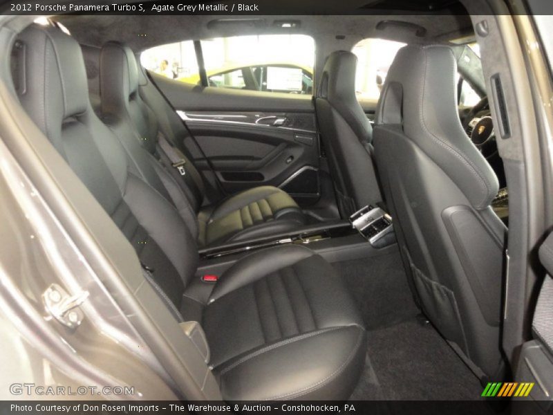 Rear Seat of 2012 Panamera Turbo S