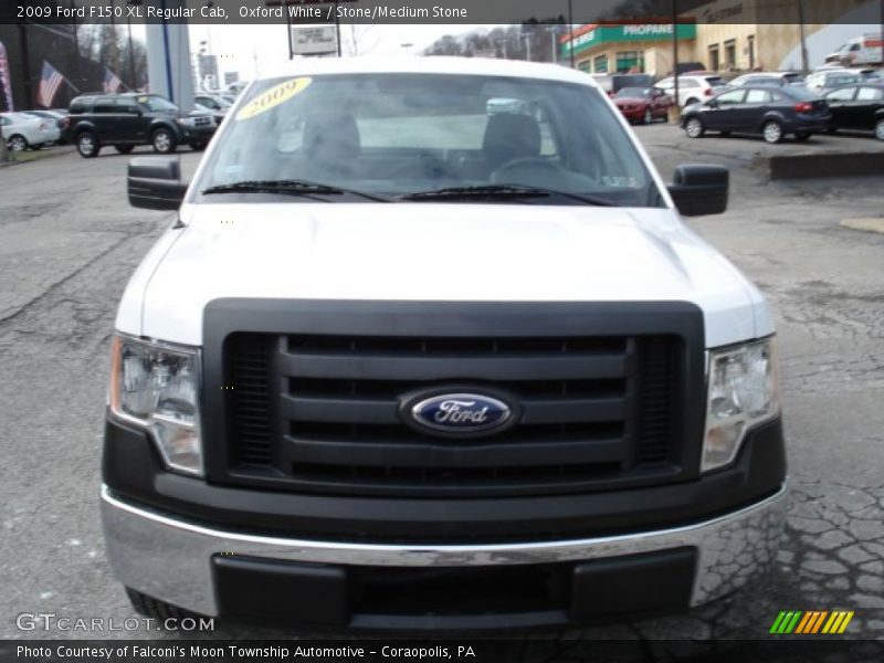 Oxford White / Stone/Medium Stone 2009 Ford F150 XL Regular Cab