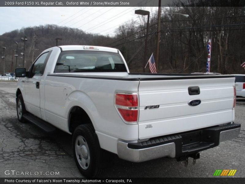 Oxford White / Stone/Medium Stone 2009 Ford F150 XL Regular Cab