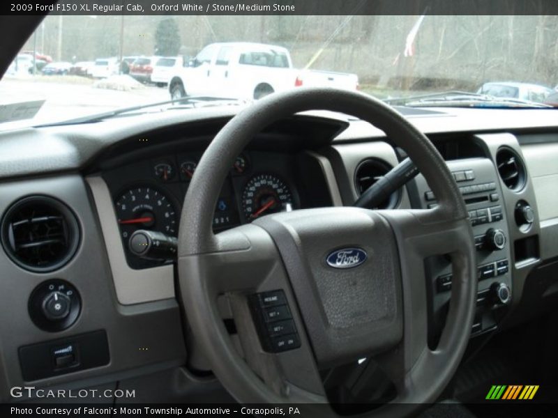 Oxford White / Stone/Medium Stone 2009 Ford F150 XL Regular Cab