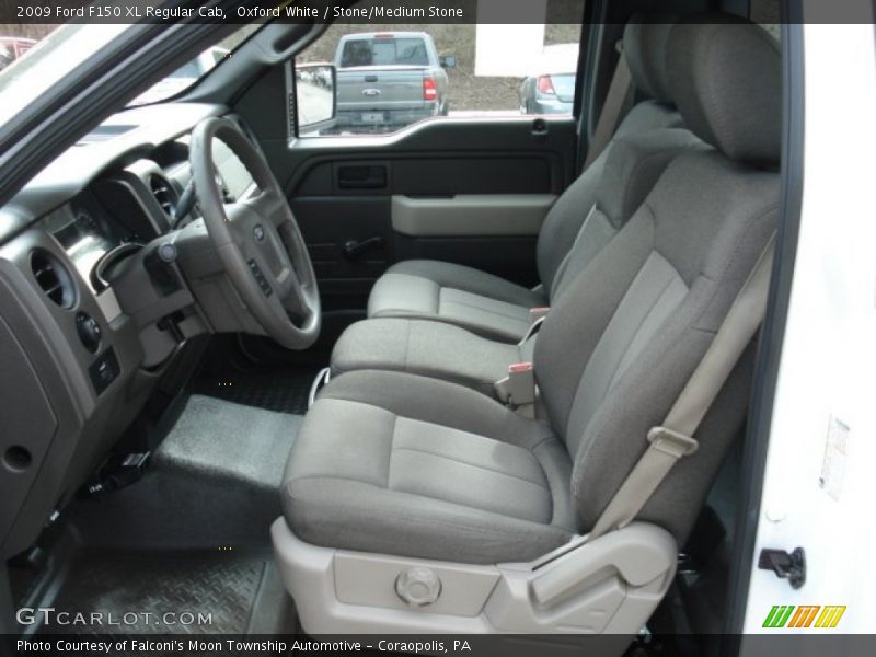 Oxford White / Stone/Medium Stone 2009 Ford F150 XL Regular Cab