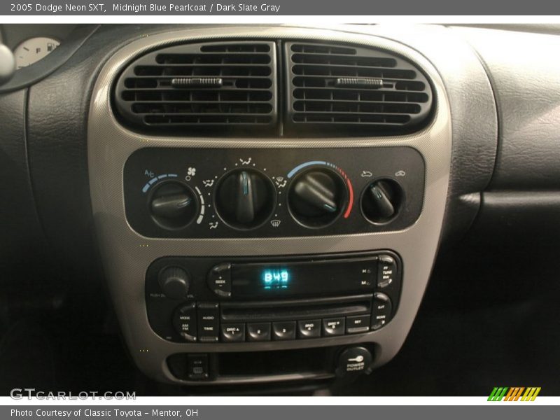 Midnight Blue Pearlcoat / Dark Slate Gray 2005 Dodge Neon SXT