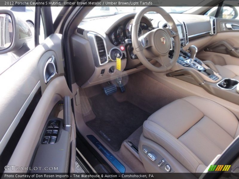  2012 Cayenne S Hybrid Umber Brown/Light Tartufo Interior