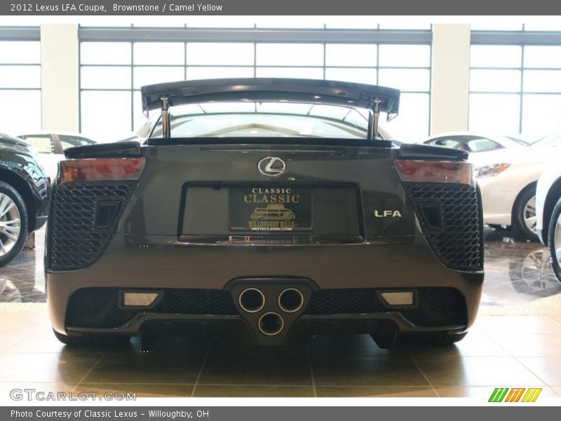 Brownstone / Camel Yellow 2012 Lexus LFA Coupe