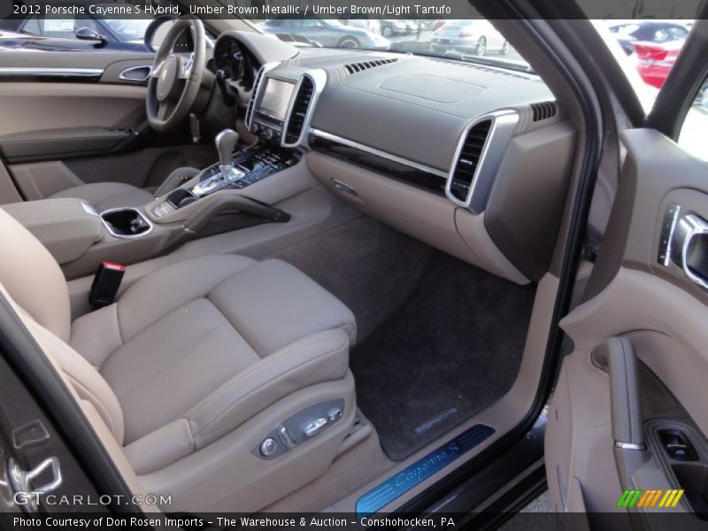  2012 Cayenne S Hybrid Umber Brown/Light Tartufo Interior