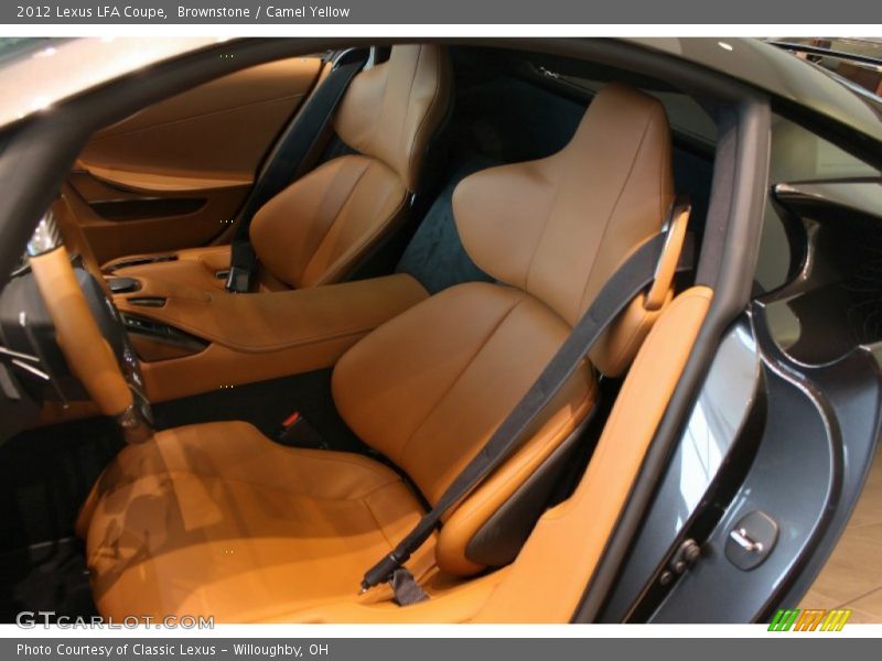  2012 LFA Coupe Camel Yellow Interior