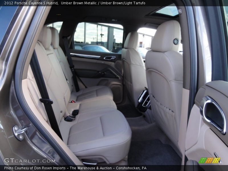 Rear Seat of 2012 Cayenne S Hybrid