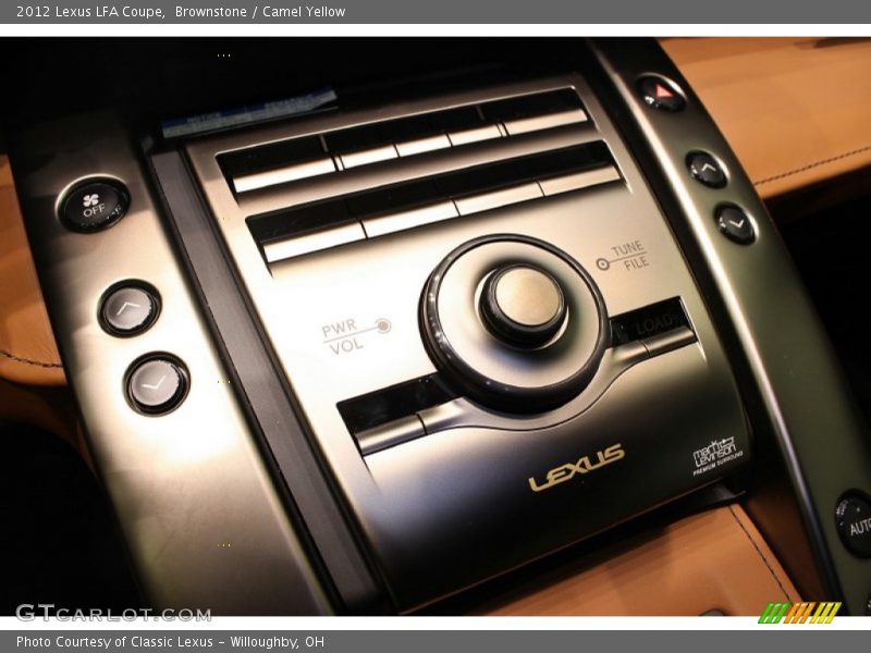 Audio System of 2012 LFA Coupe