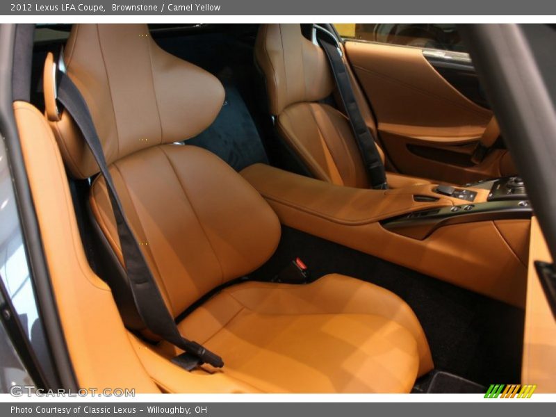  2012 LFA Coupe Camel Yellow Interior