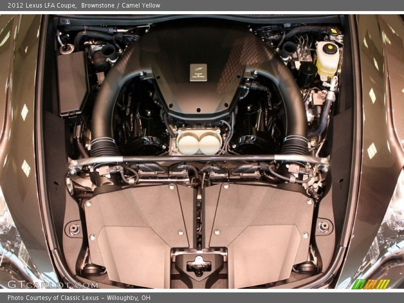  2012 LFA Coupe Engine - 4.8 Liter DOHC 40-Valve V10