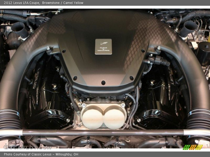 2012 LFA Coupe Engine - 4.8 Liter DOHC 40-Valve V10
