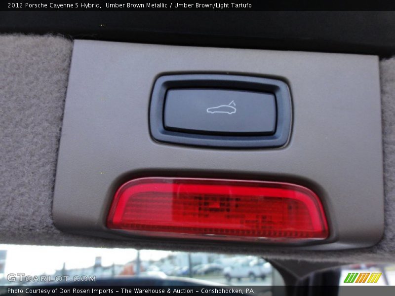 Umber Brown Metallic / Umber Brown/Light Tartufo 2012 Porsche Cayenne S Hybrid
