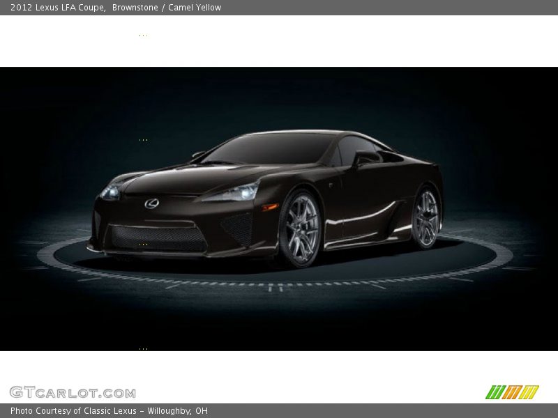 Brownstone / Camel Yellow 2012 Lexus LFA Coupe