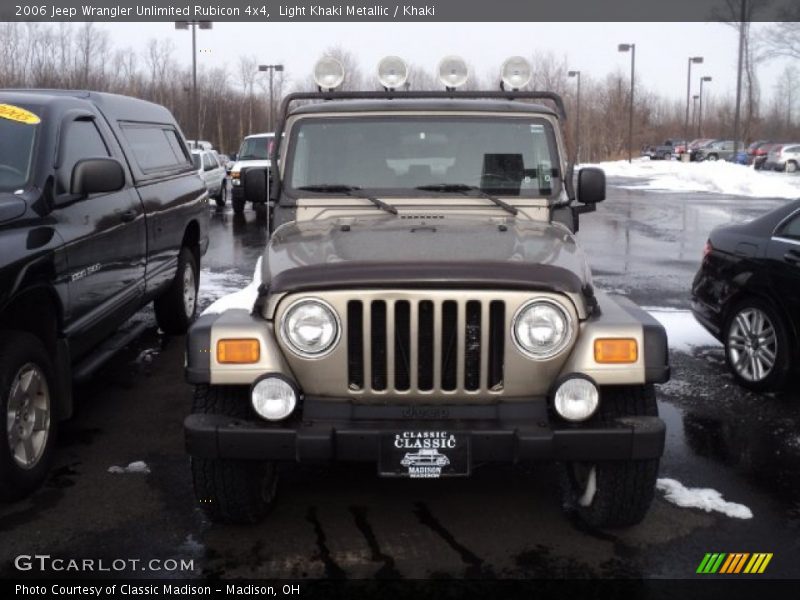 Light Khaki Metallic / Khaki 2006 Jeep Wrangler Unlimited Rubicon 4x4