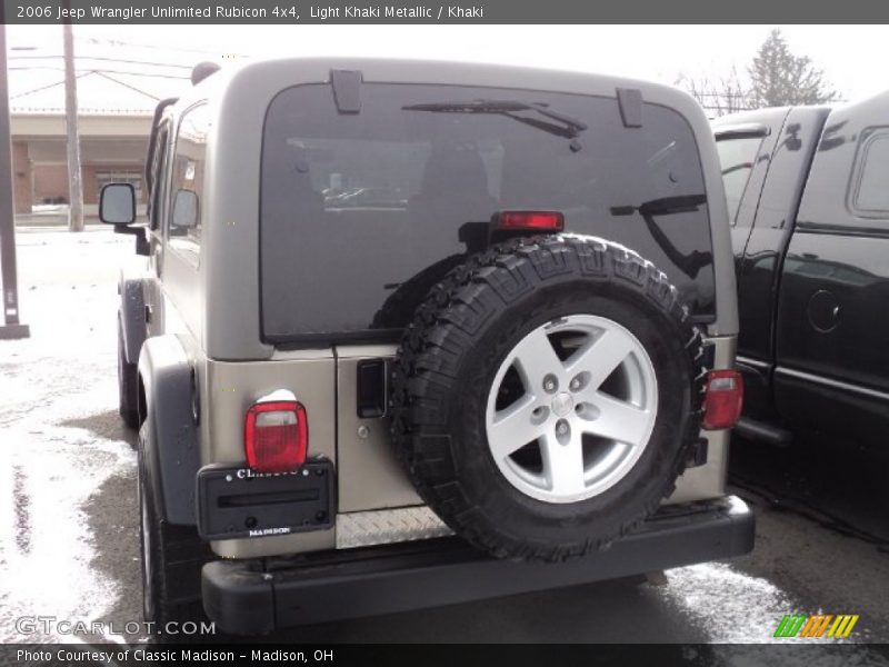 Light Khaki Metallic / Khaki 2006 Jeep Wrangler Unlimited Rubicon 4x4