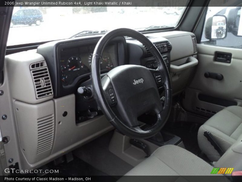 Light Khaki Metallic / Khaki 2006 Jeep Wrangler Unlimited Rubicon 4x4