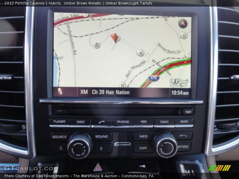 Navigation of 2012 Cayenne S Hybrid