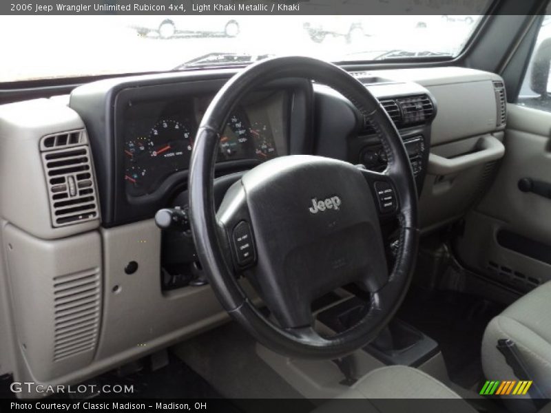 Light Khaki Metallic / Khaki 2006 Jeep Wrangler Unlimited Rubicon 4x4