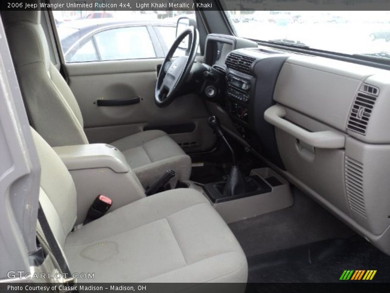 Light Khaki Metallic / Khaki 2006 Jeep Wrangler Unlimited Rubicon 4x4