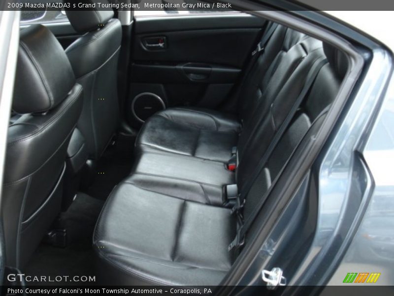 Metropolitan Gray Mica / Black 2009 Mazda MAZDA3 s Grand Touring Sedan