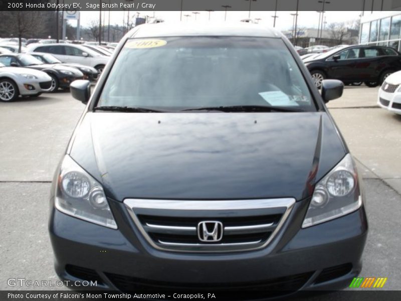 Sage Brush Pearl / Gray 2005 Honda Odyssey EX