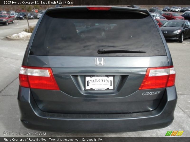 Sage Brush Pearl / Gray 2005 Honda Odyssey EX