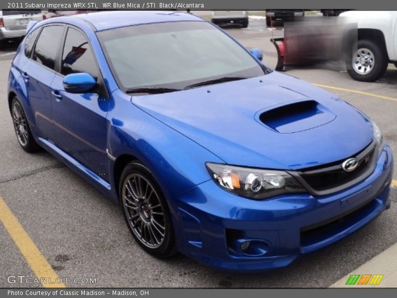 Front 3/4 View of 2011 Impreza WRX STi