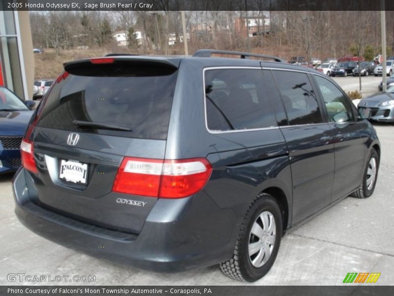 Sage Brush Pearl / Gray 2005 Honda Odyssey EX
