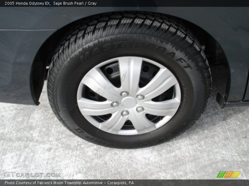 Sage Brush Pearl / Gray 2005 Honda Odyssey EX