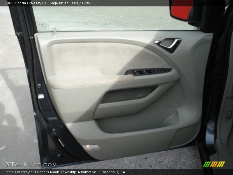 Sage Brush Pearl / Gray 2005 Honda Odyssey EX