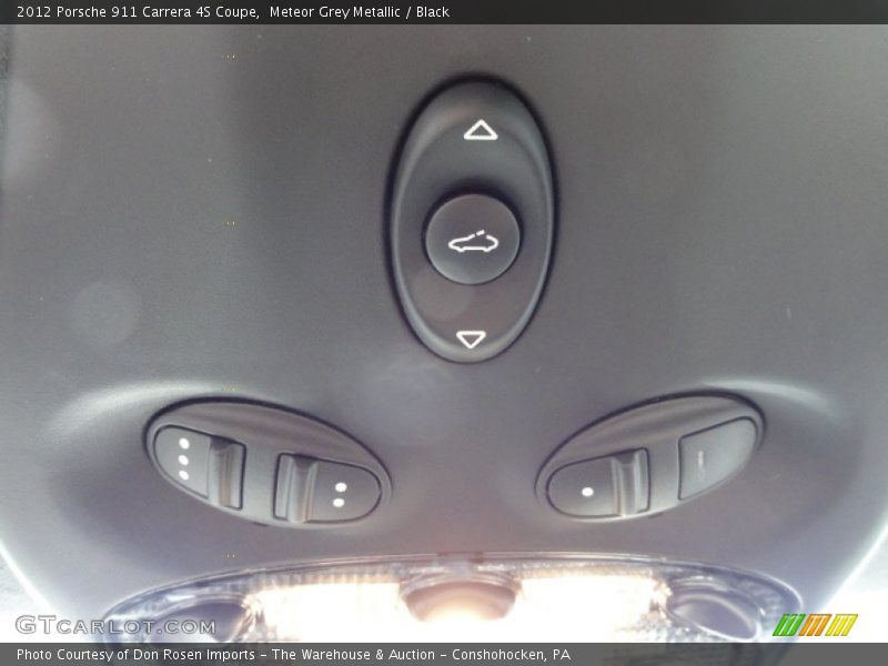 Meteor Grey Metallic / Black 2012 Porsche 911 Carrera 4S Coupe