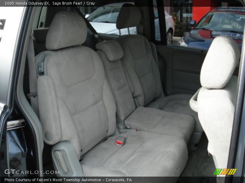 Sage Brush Pearl / Gray 2005 Honda Odyssey EX