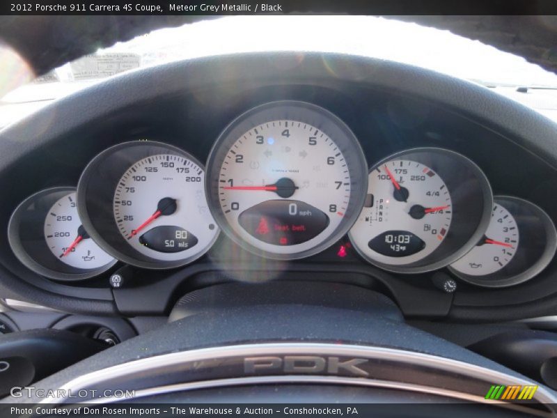  2012 911 Carrera 4S Coupe Carrera 4S Coupe Gauges