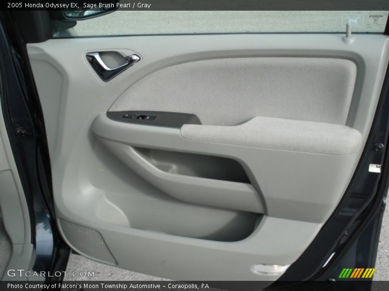 Sage Brush Pearl / Gray 2005 Honda Odyssey EX
