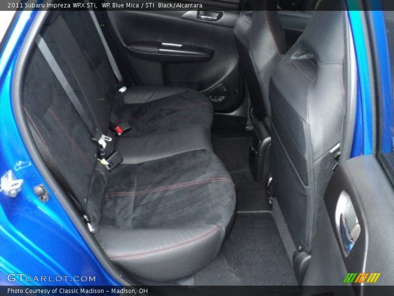 WR Blue Mica / STI  Black/Alcantara 2011 Subaru Impreza WRX STi