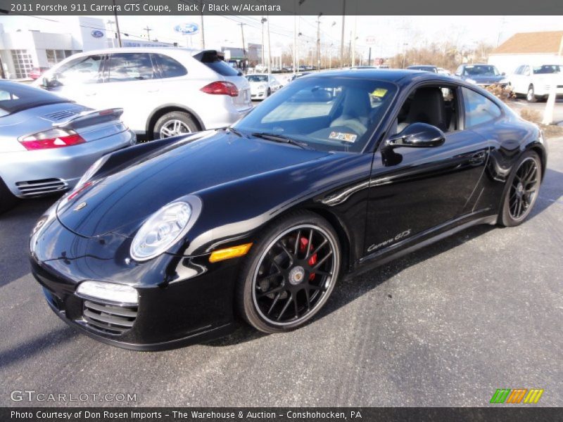 Black / Black w/Alcantara 2011 Porsche 911 Carrera GTS Coupe