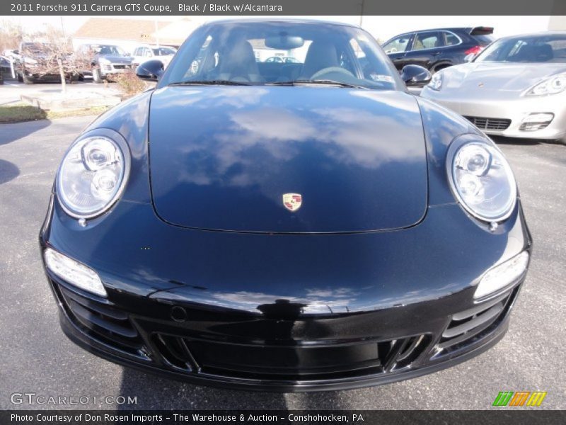 Black / Black w/Alcantara 2011 Porsche 911 Carrera GTS Coupe