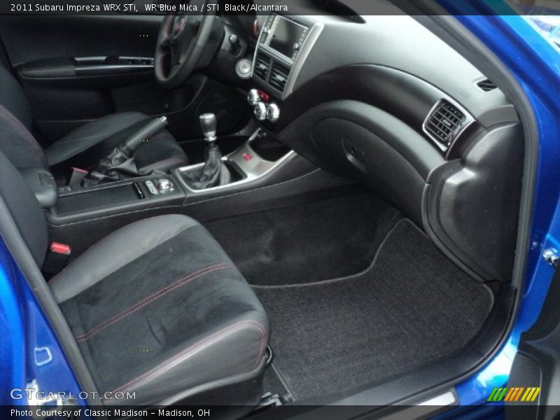  2011 Impreza WRX STi STI  Black/Alcantara Interior