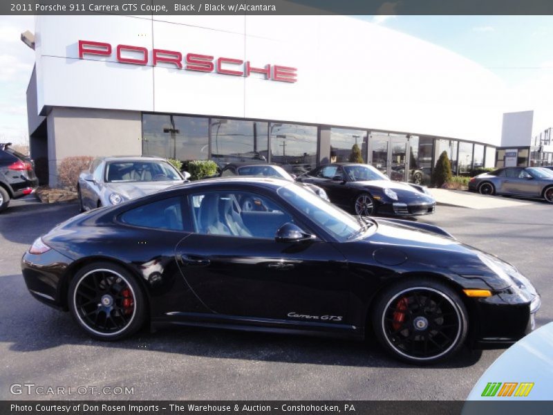 Black / Black w/Alcantara 2011 Porsche 911 Carrera GTS Coupe