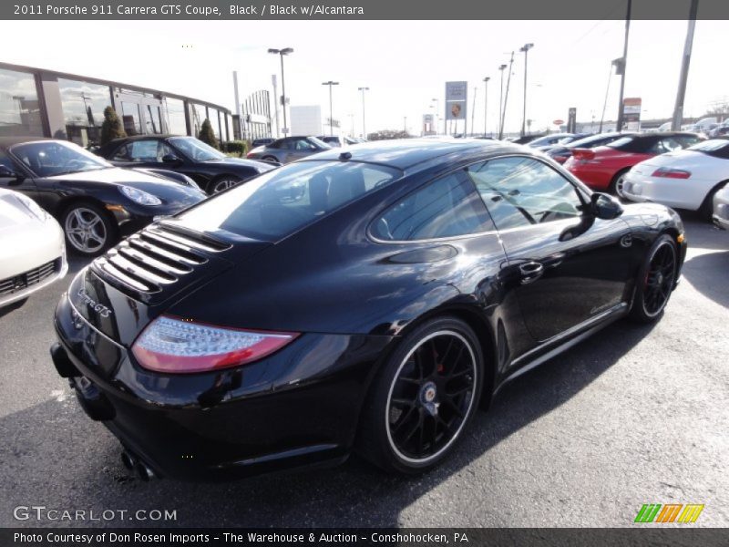 Black / Black w/Alcantara 2011 Porsche 911 Carrera GTS Coupe