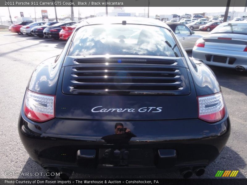 Black / Black w/Alcantara 2011 Porsche 911 Carrera GTS Coupe