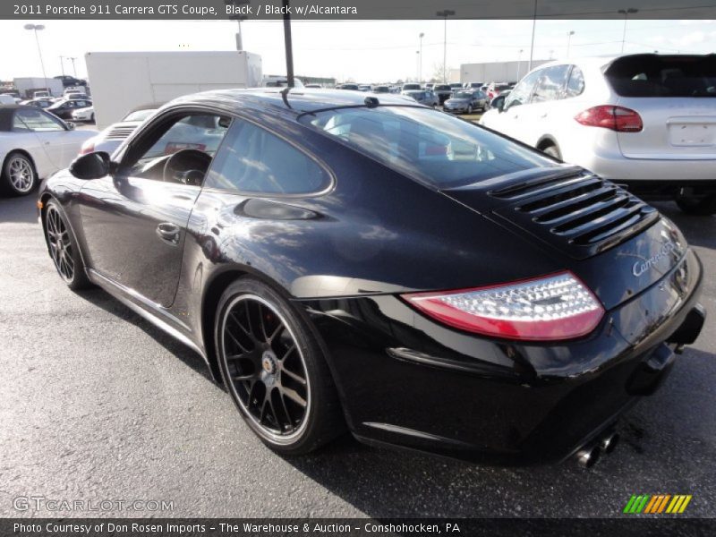 Black / Black w/Alcantara 2011 Porsche 911 Carrera GTS Coupe