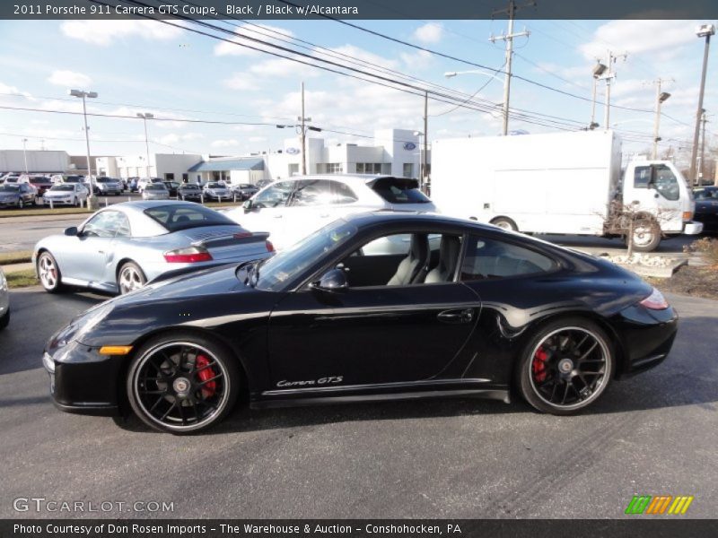 Black / Black w/Alcantara 2011 Porsche 911 Carrera GTS Coupe