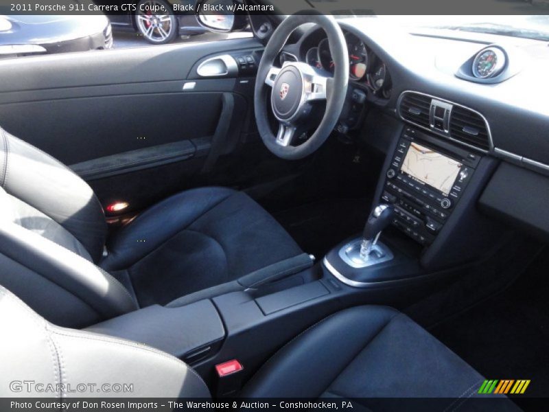 Black / Black w/Alcantara 2011 Porsche 911 Carrera GTS Coupe