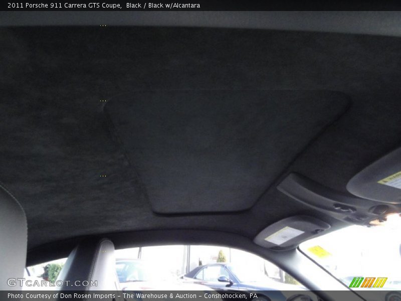 Black / Black w/Alcantara 2011 Porsche 911 Carrera GTS Coupe