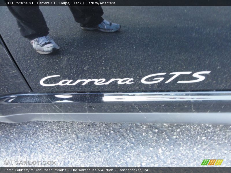 Black / Black w/Alcantara 2011 Porsche 911 Carrera GTS Coupe
