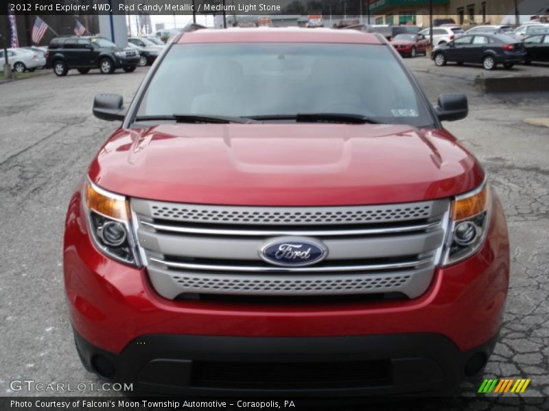 Red Candy Metallic / Medium Light Stone 2012 Ford Explorer 4WD