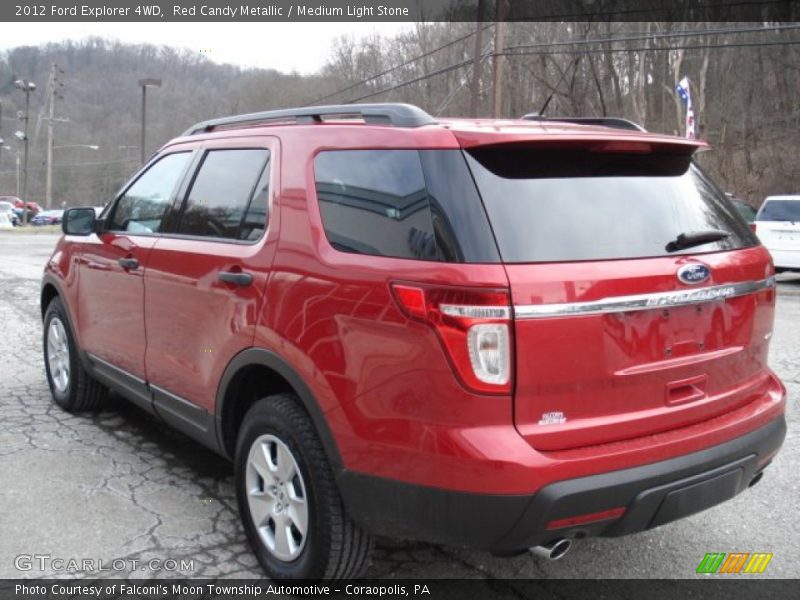 Red Candy Metallic / Medium Light Stone 2012 Ford Explorer 4WD