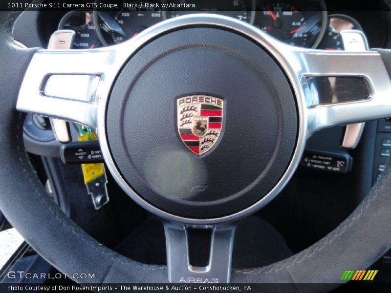 Black / Black w/Alcantara 2011 Porsche 911 Carrera GTS Coupe